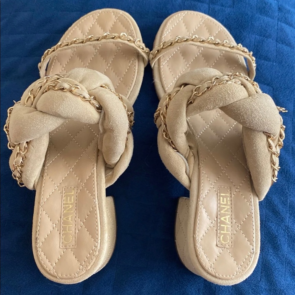 Chanel CC Chain Sandals